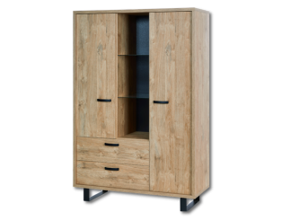 Meuble de rangement Como golden oak