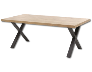 Table Simon 200x100 cm pied "X" TF1915