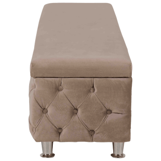 Banc Madrid tissu beige 160 cm