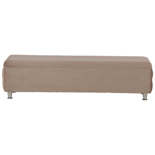 Banc Madrid tissu beige 160 cm