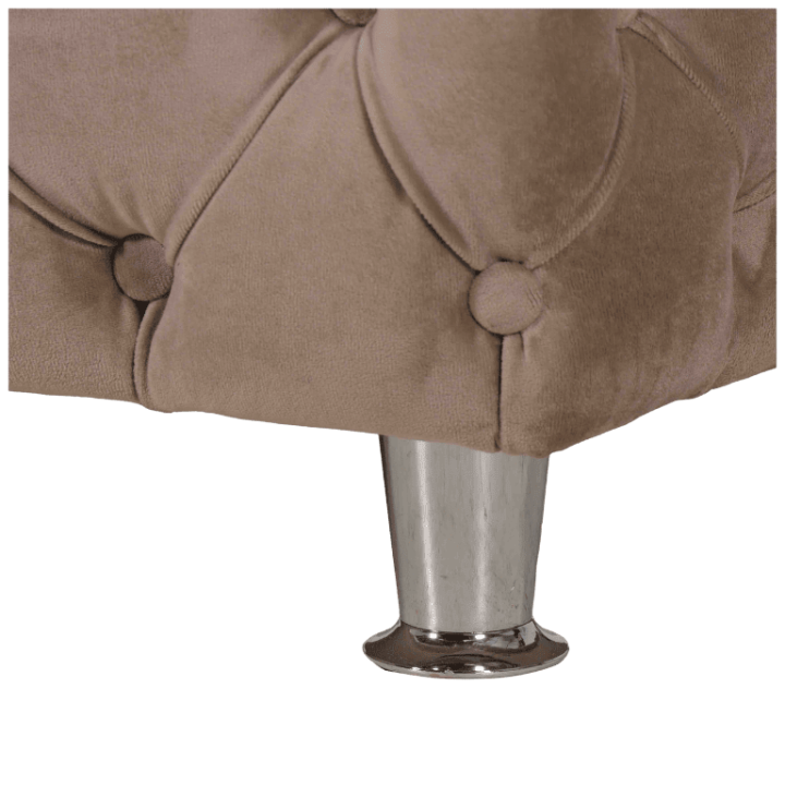 Banc Madrid tissu beige 160 cm