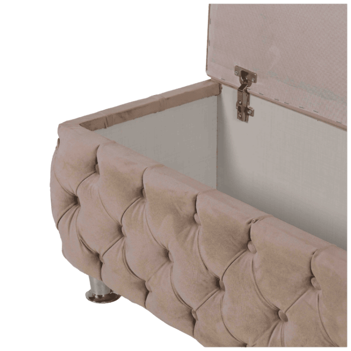 Banc Madrid tissu beige 160 cm