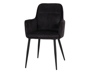 Chaise avec accoudoir Donna 3825 - Goldy anthracite
