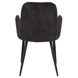Chaise avec accoudoir Donna 3825 - Goldy anthracite