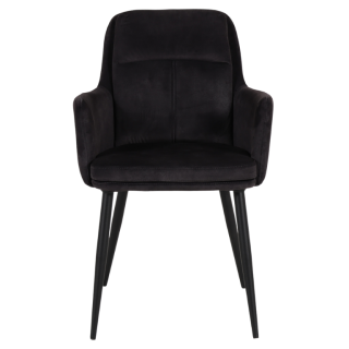 Chaise avec accoudoir Donna 3825 - Goldy anthracite
