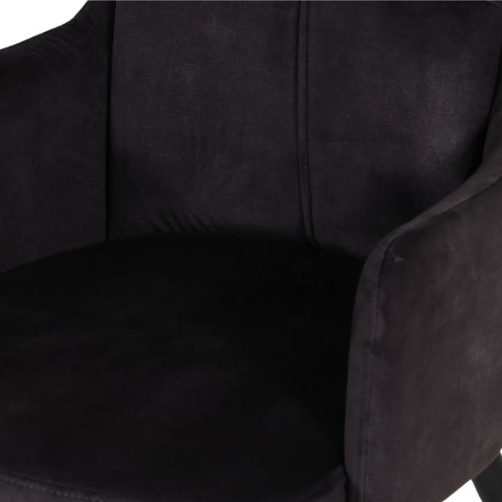 Chaise avec accoudoir Donna 3825 - Goldy anthracite