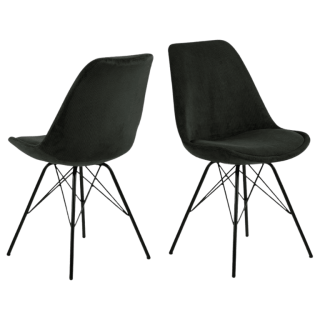 Chaise Eris vert foncé