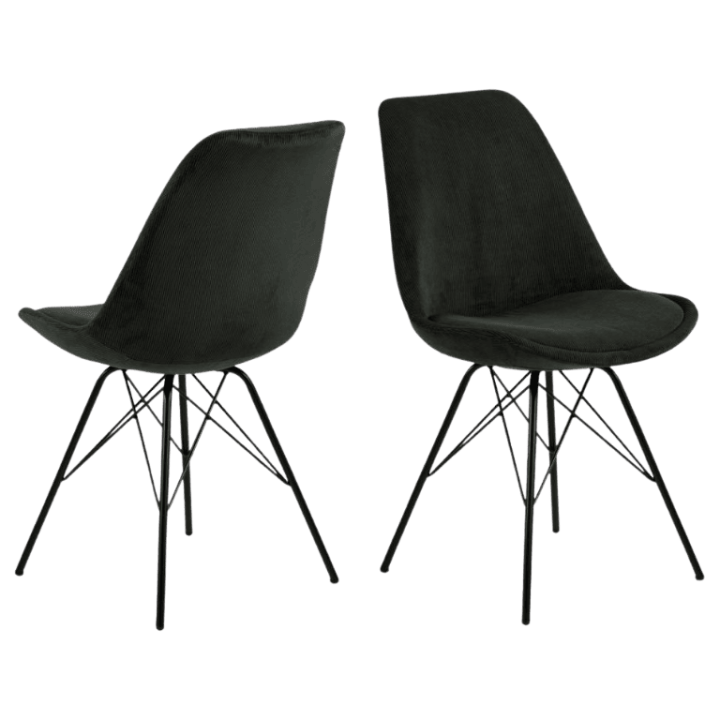 Chaise Eris vert foncé