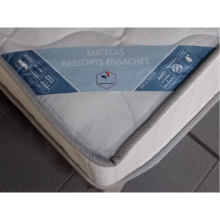 Matelas 140 x 200 cm roulé ressorts ensachés - soutient ferme
