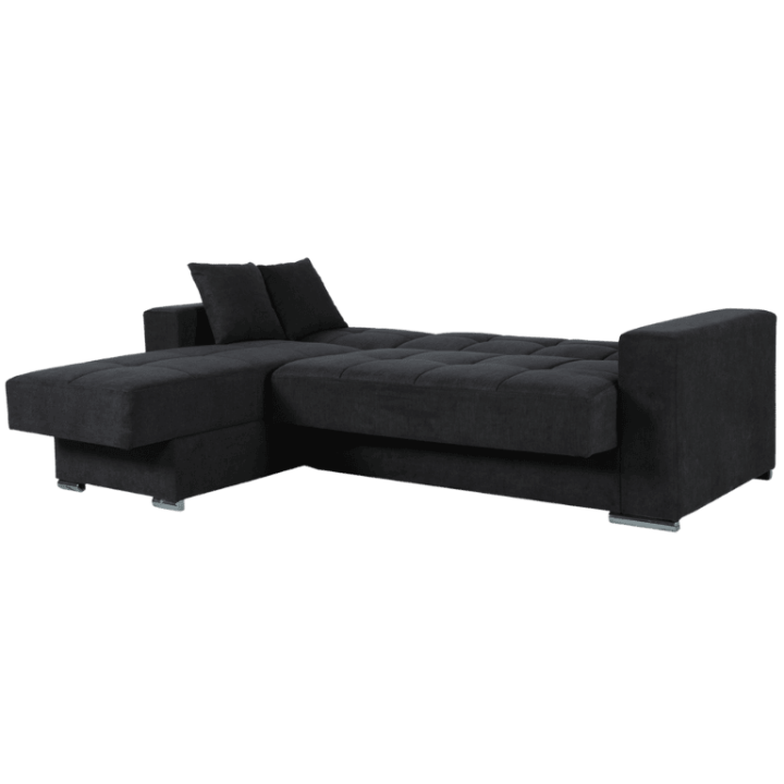 Salon d'angle  convertible Modena anthracite