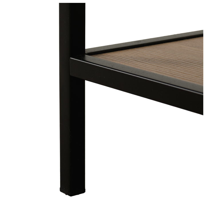 Etagère Book Shelf 5P noir/mélaminé