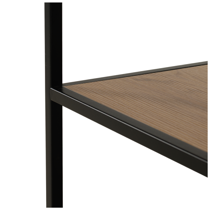 Etagère Book Shelf 5P noir/mélaminé