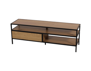 Meuble TV Stand melamine/noir