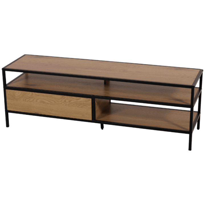 Meuble TV Stand melamine/noir