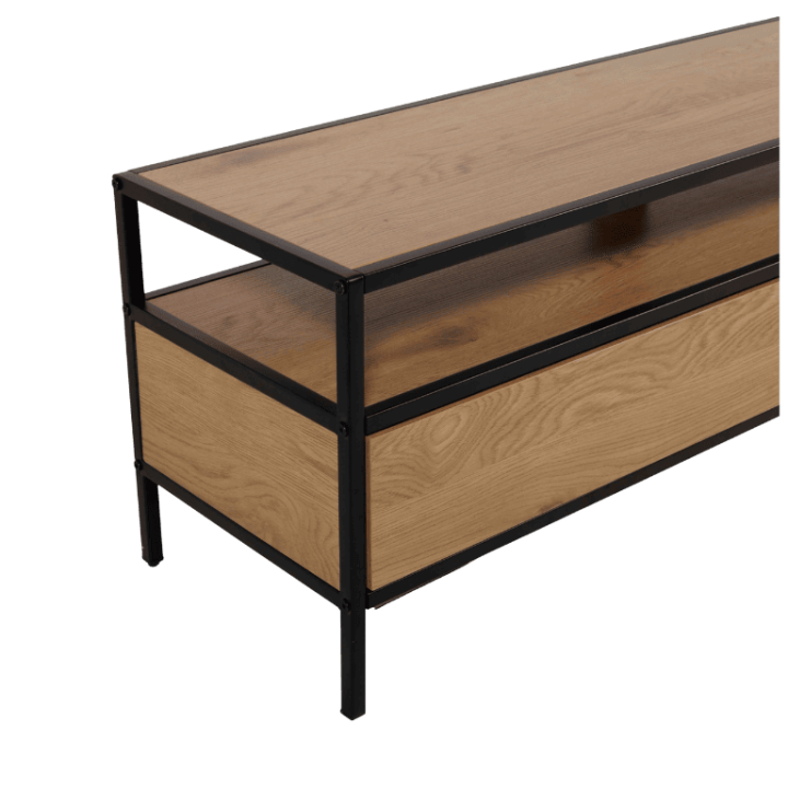Meuble TV Stand melamine/noir
