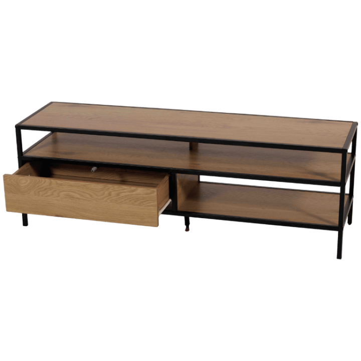 Meuble TV Stand melamine/noir