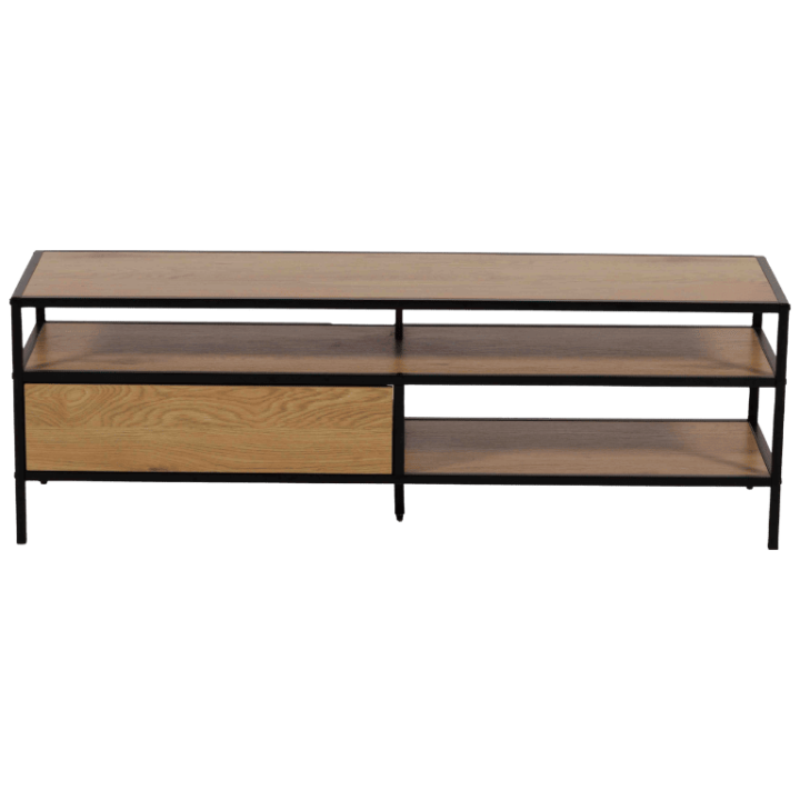 Meuble TV Stand melamine/noir