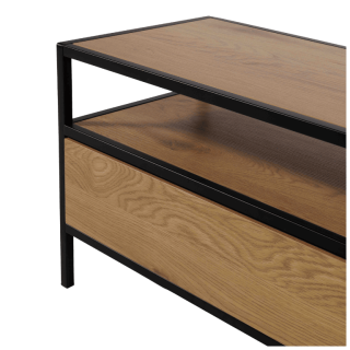 Meuble TV Stand melamine/noir
