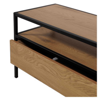 Meuble TV Stand melamine/noir