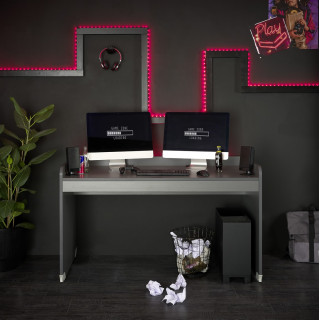 Bureau Kellon gris foncé