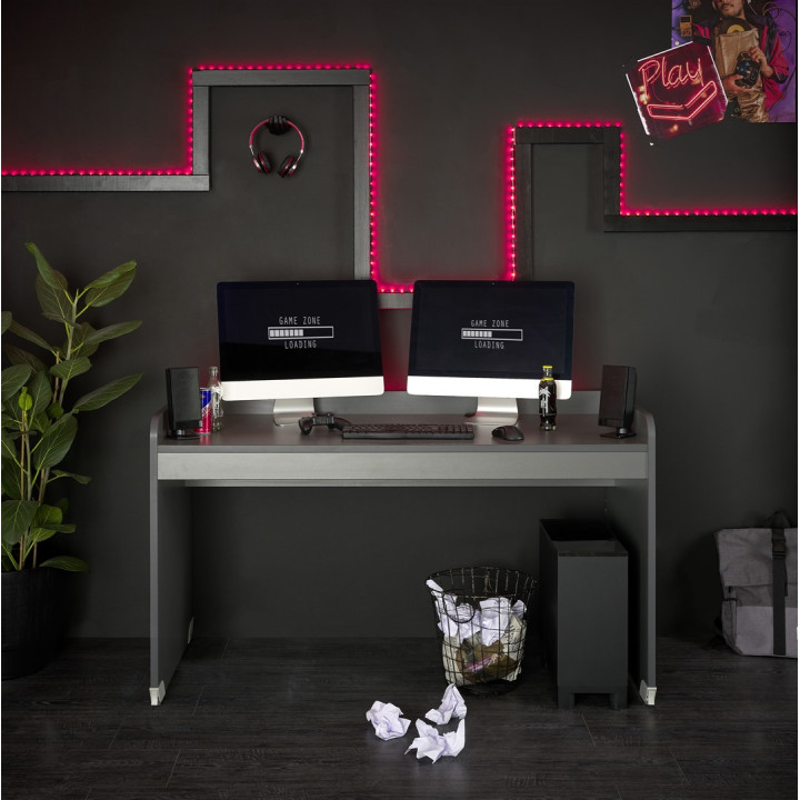 Bureau Kellon gris foncé