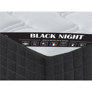 Matelas 140x190 Black Night mousse haute résilience