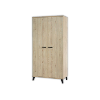 Garde robe 2 portes Evy chêne printemps