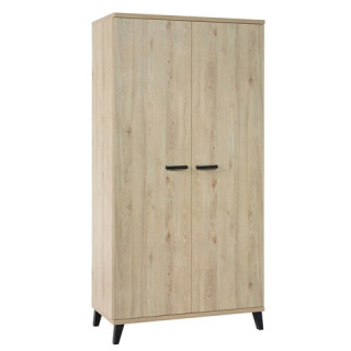 Garde robe 2 portes Evy chêne printemps