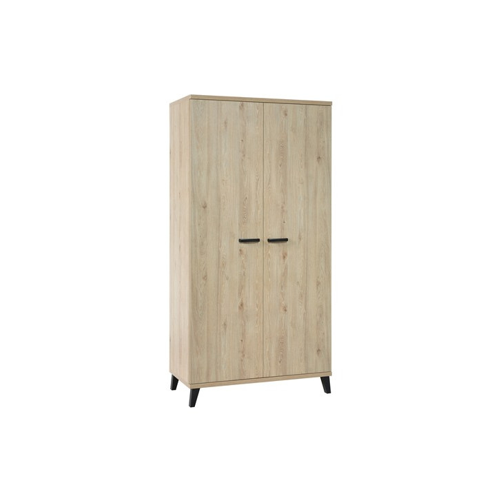 Garde robe 2 portes Evy chêne printemps