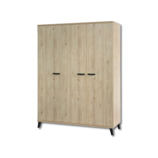 Garde robe 3 portes Evy2 chêne printemps