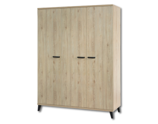 Garde robe 3 portes Evy2 chêne printemps