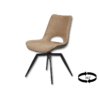 Chaise Rotatif ST2311 - Tissu beige
