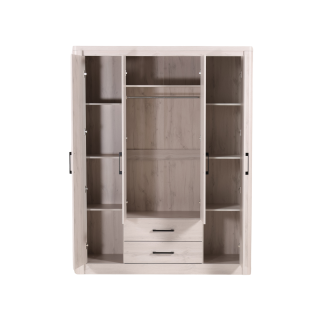 Armoire 4 portes Olivos rome whitewash
