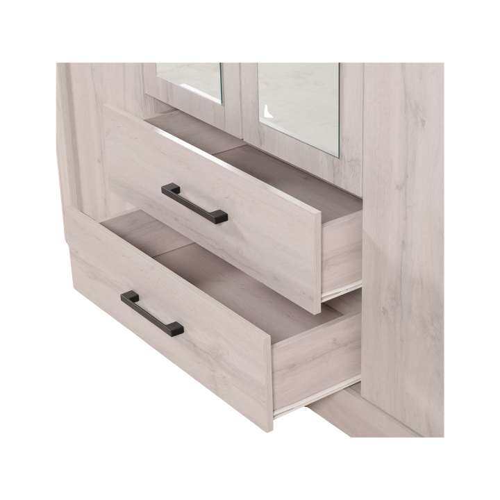 Armoire 4 portes Olivos rome whitewash