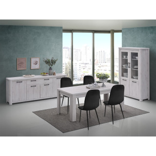 Salle à manger Olivos ( Dressoir + table + vitrine ) SANS CHAISES