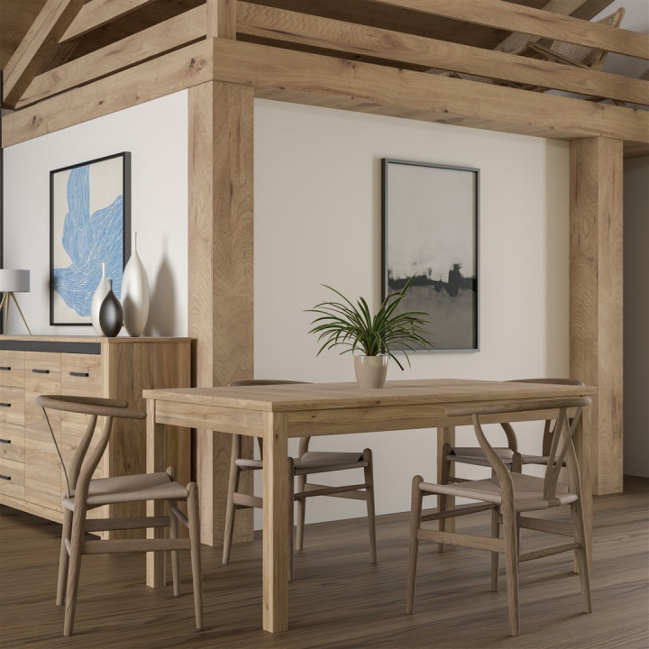 Table KILLARNEY extensible 160 / 207 cm TMST142