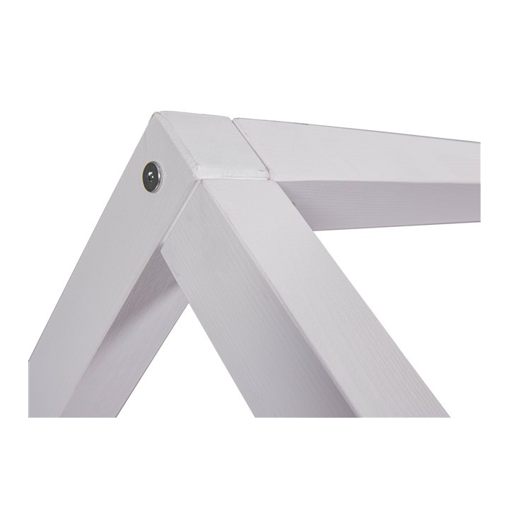 Lit cabane 90x200 Funky blanc (sans sommier)