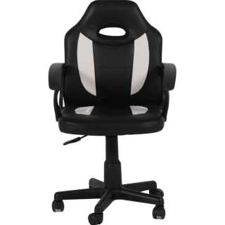 Chaise de burea Lana noir/blanc