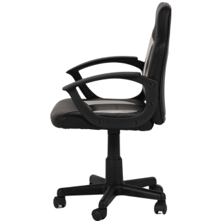 Chaise de burea Lana noir/blanc