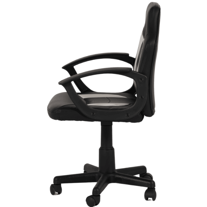 Chaise de burea Lana noir/blanc