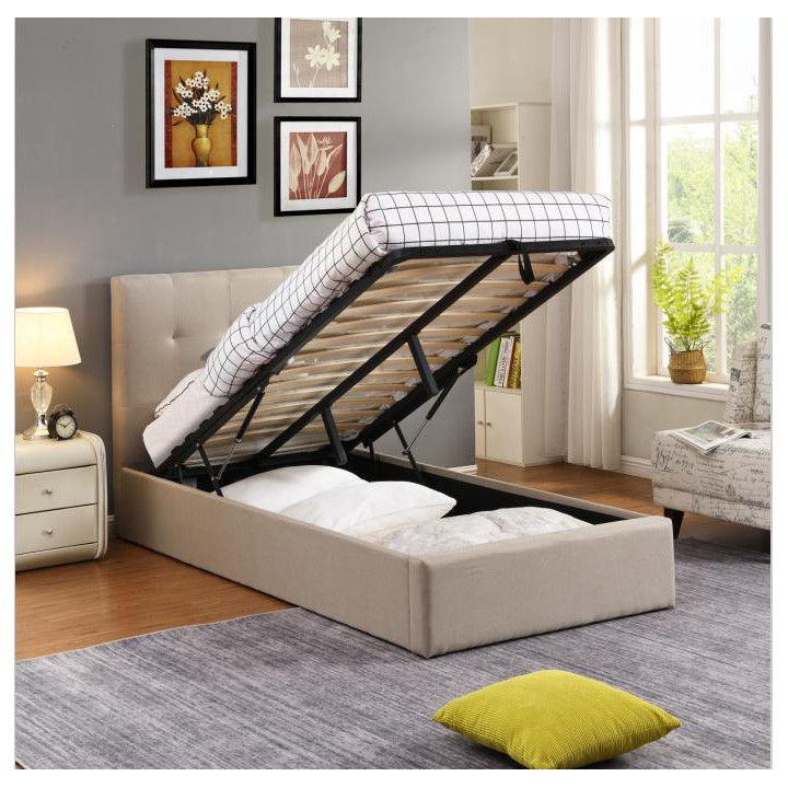 Lit coffre 90x200 Cairo beige