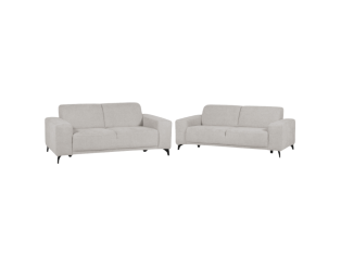Salon 2,5 + 2 places Mats gris