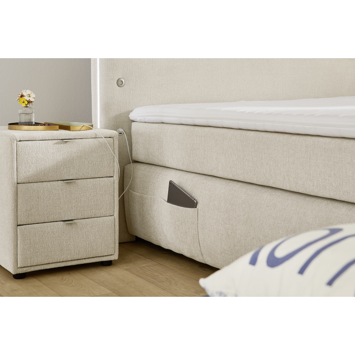 Lit 180x200 Livia beige
