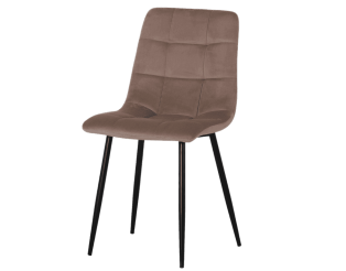 Chaise Zola marron clair