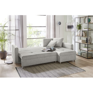 Canapé convertible Kappeln gris/beige