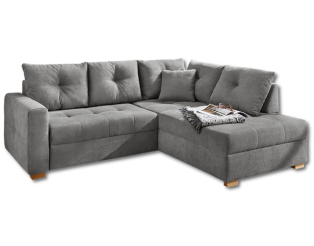 Salon d'angle convertible Heidelberg gris