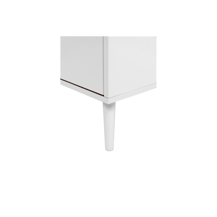Meuble TV Linz chêne artisan/blanc