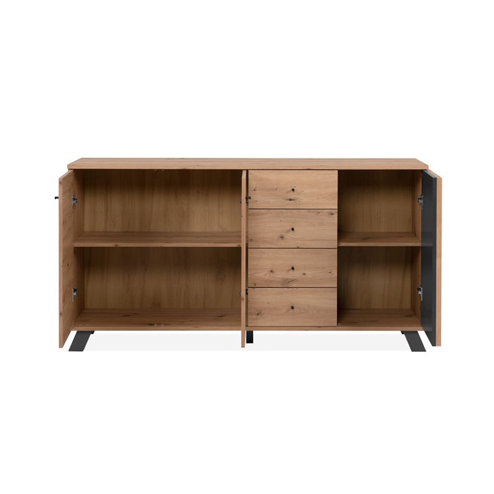Enfilade Medan 51C chêne artisan/anthracite