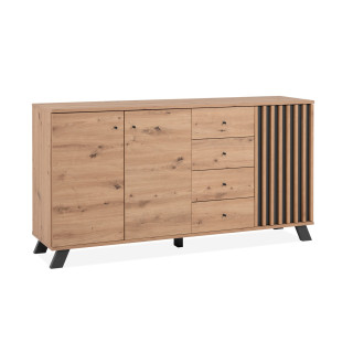 Enfilade Medan 51C chêne artisan/anthracite