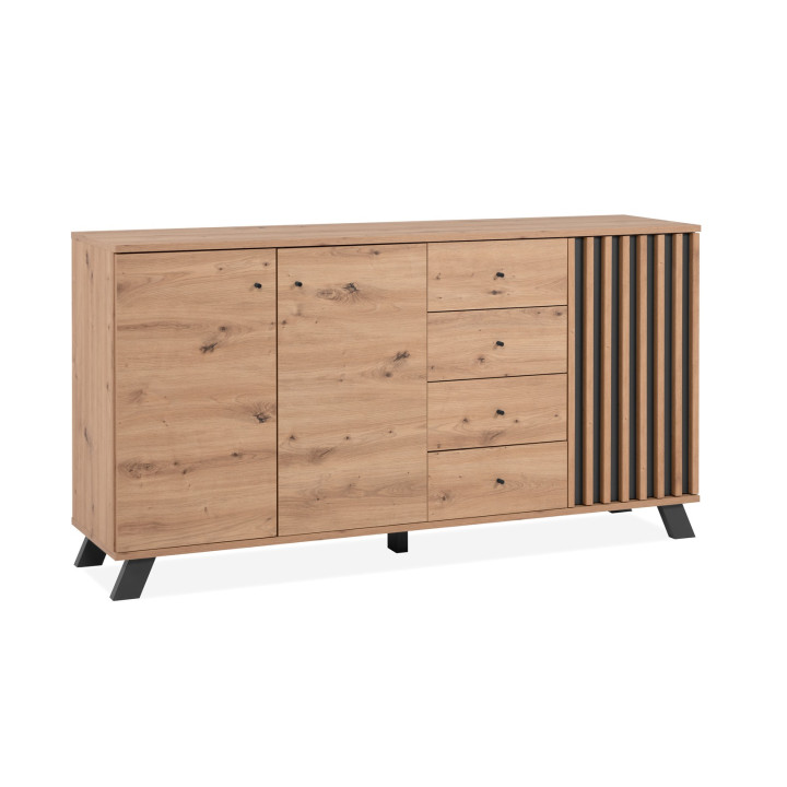 Enfilade Medan 51C chêne artisan/anthracite